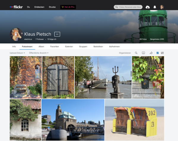 Bildschirmfoto-flickr Web-Projekte