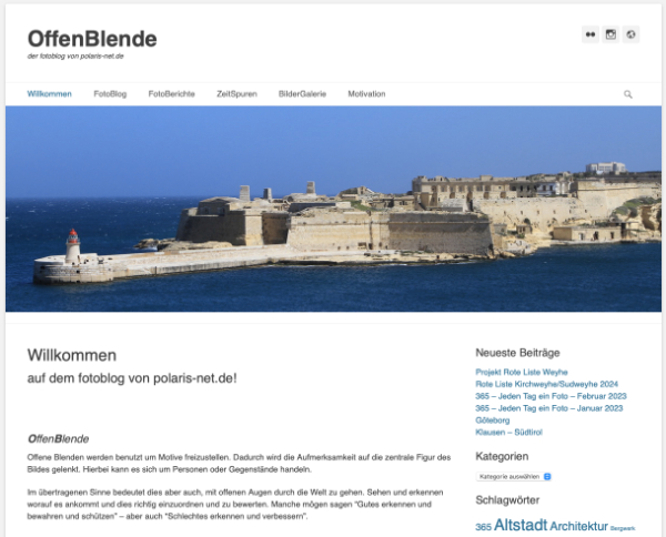 Bildschirmfoto-offenblende Web-Projekte